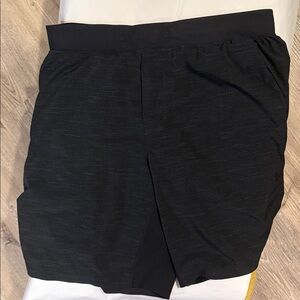 Lululemon THE Short 9” Black Grey Pattern Men’s XL Lined